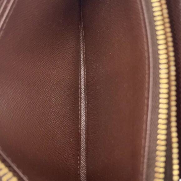 Louis Vuitton Vintage Damier Ebene Compact Sarah Wallet W/Box Zip Around - Picture 7 of 16